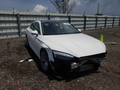 2021 Audi A5 A5 Premium, white — VIN WAUCBCF58MA005472, Copart
