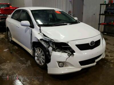 2010 Toyota COROLLA BA, белый — VIN 2T1BU4EE2AC433013, Copart