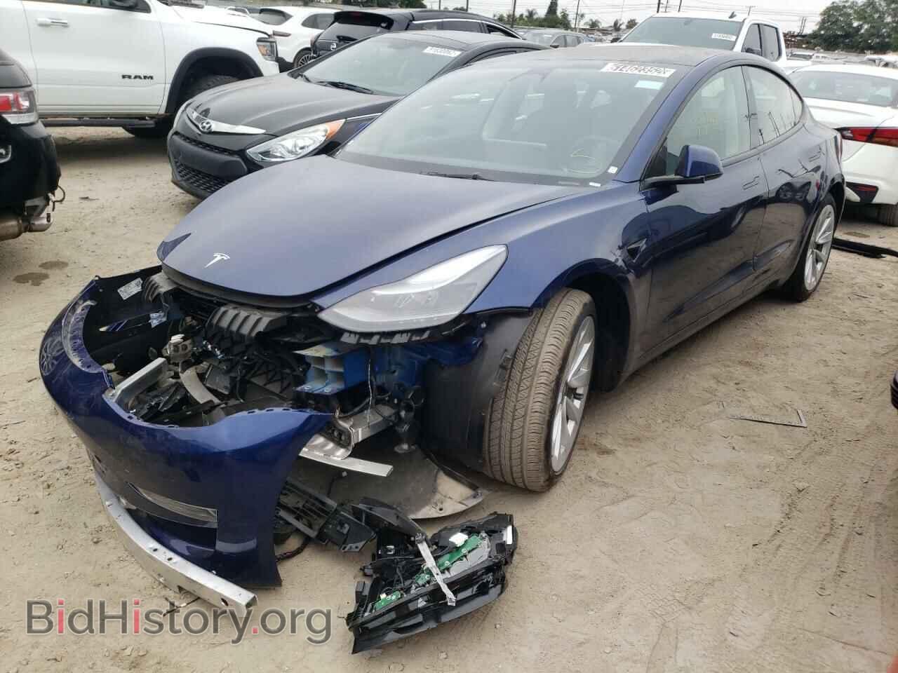 2022 TESLA MODEL 3 - VIN: 5YJ3E1EA8NF190211 - Photo 2