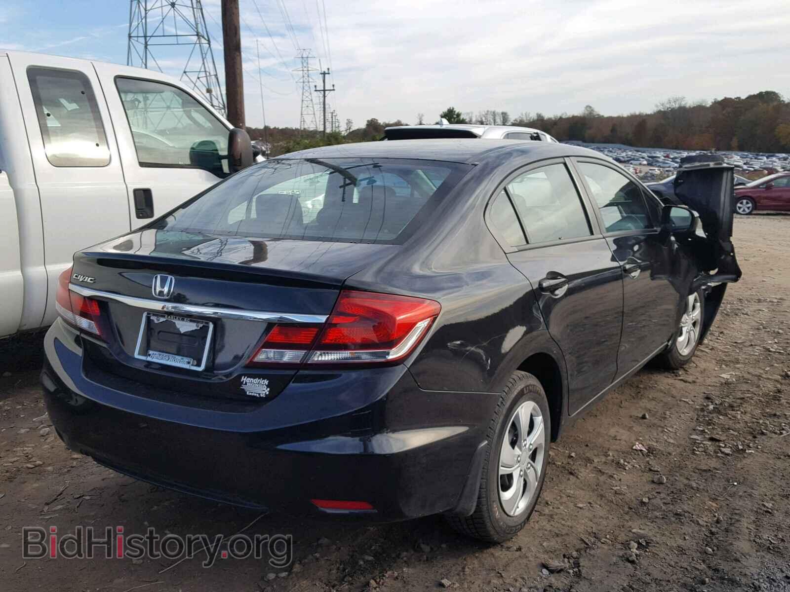 2014 HONDA CIVIC LX - VIN: 19XFB2F50EE044470 - Фото 4