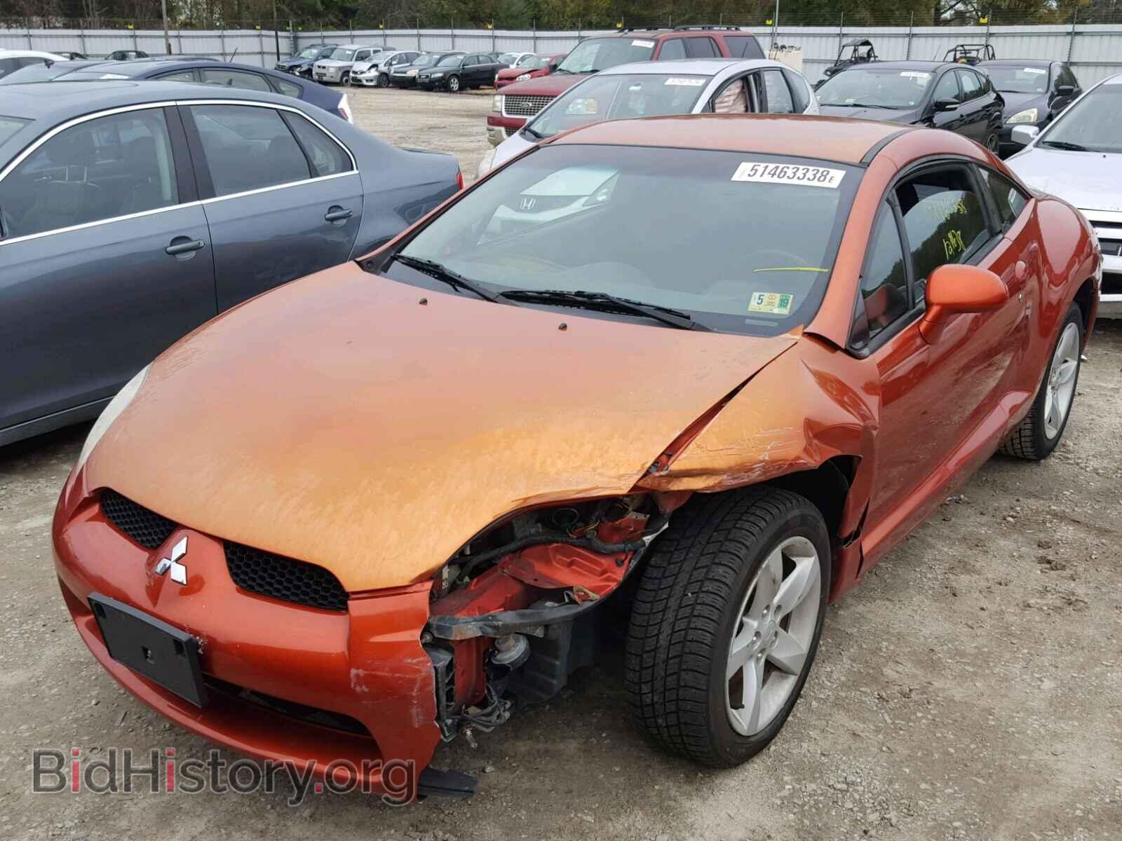 2006 MITSUBISHI ECLIPSE - VIN: 4A3AK34TX6E022875 - Фото 2