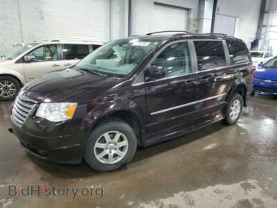 2010 Chrysler MINIVAN TOURING, бордовый — VIN 2A4RR5D19AR282721, Copart