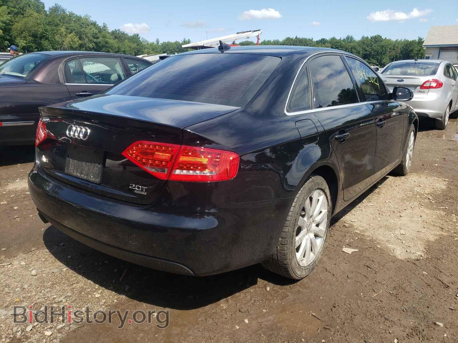2012 AUDI A4 - VIN: WAUBFAFL7CA087406 - Фото 4