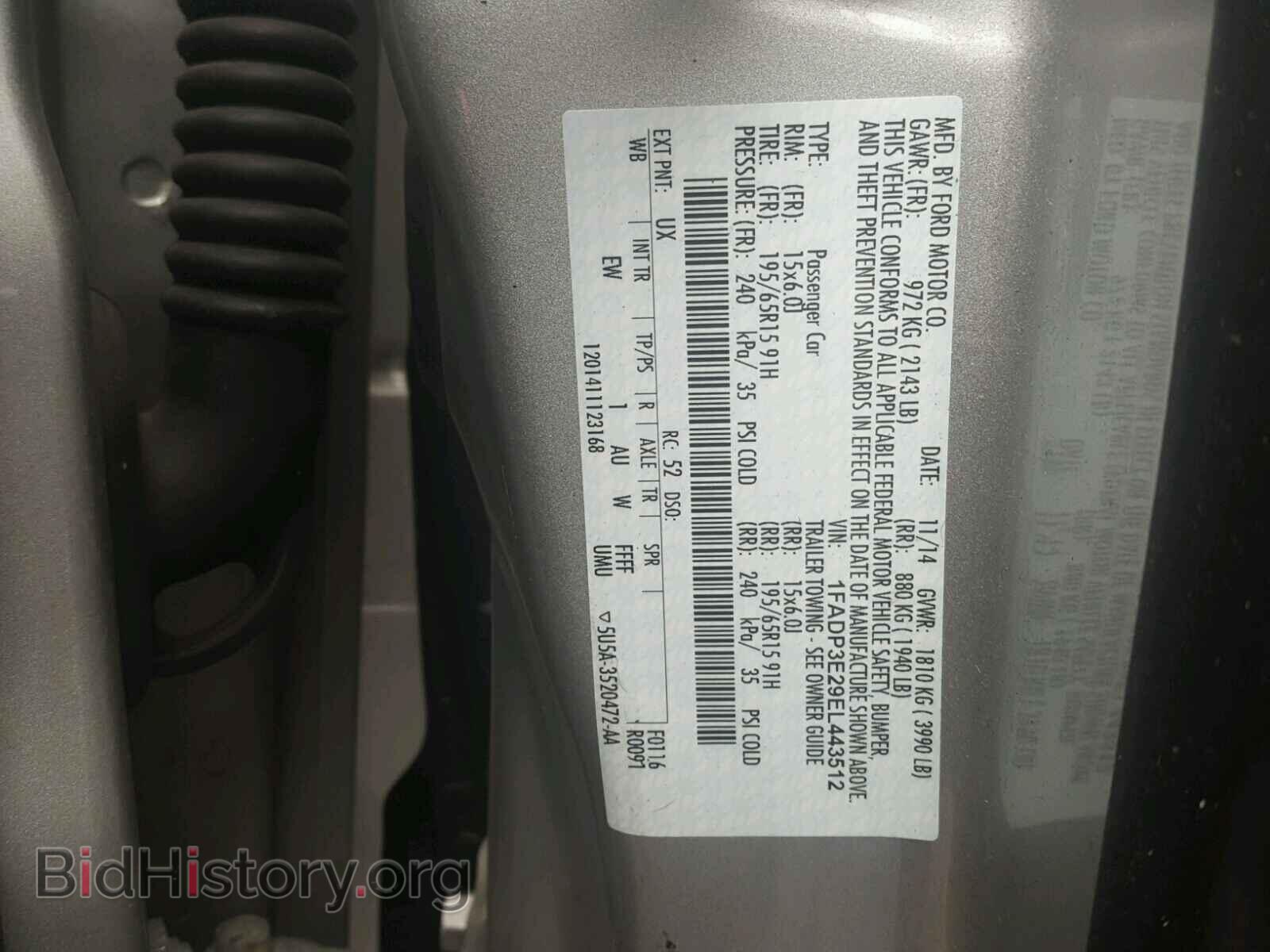 2014 FORD FOCUS - VIN: 1FADP3E29EL443512 - Photo 10