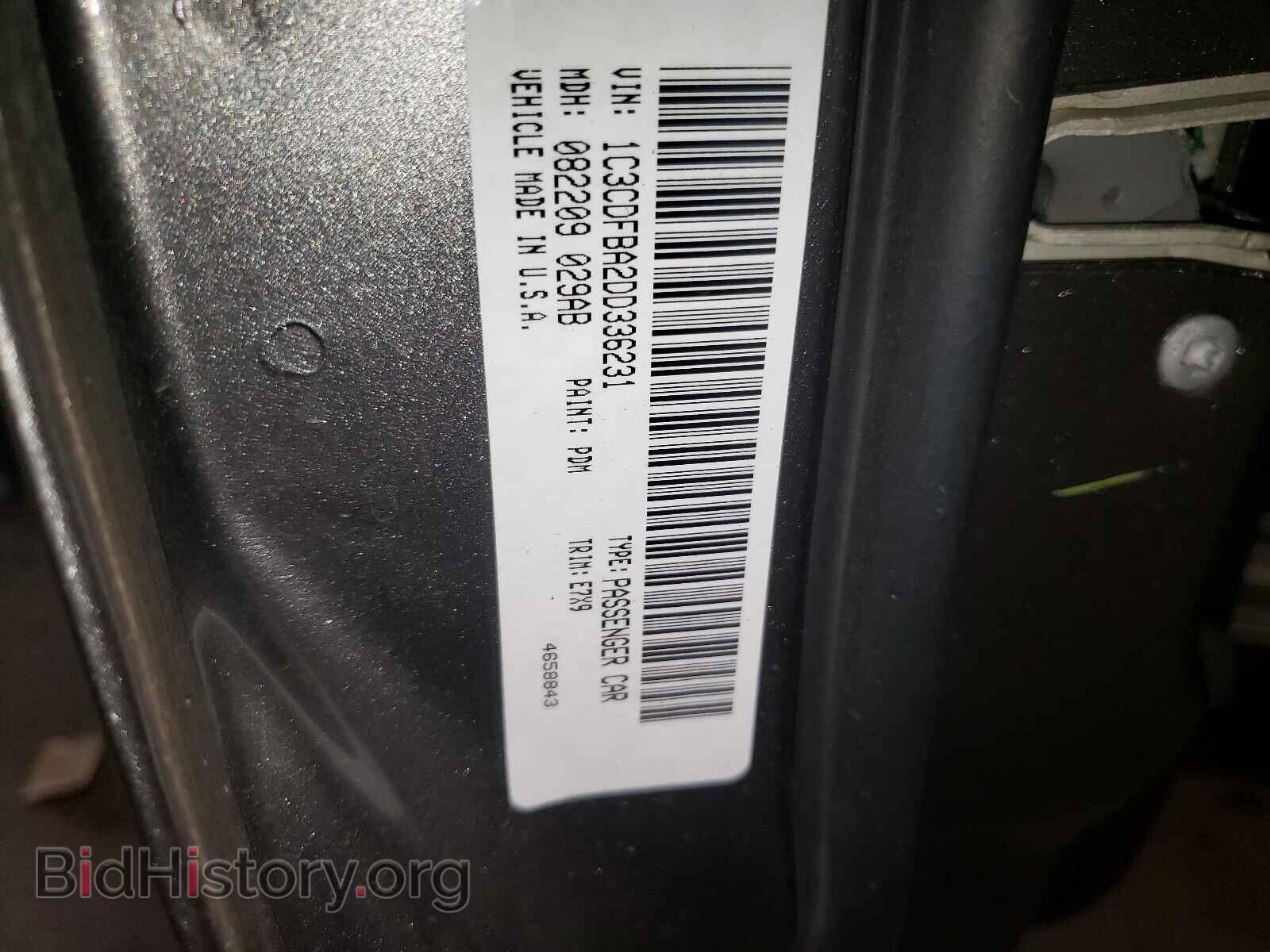 2013 DODGE DART - VIN: 1C3CDFBA2DD336231 - Photo 10