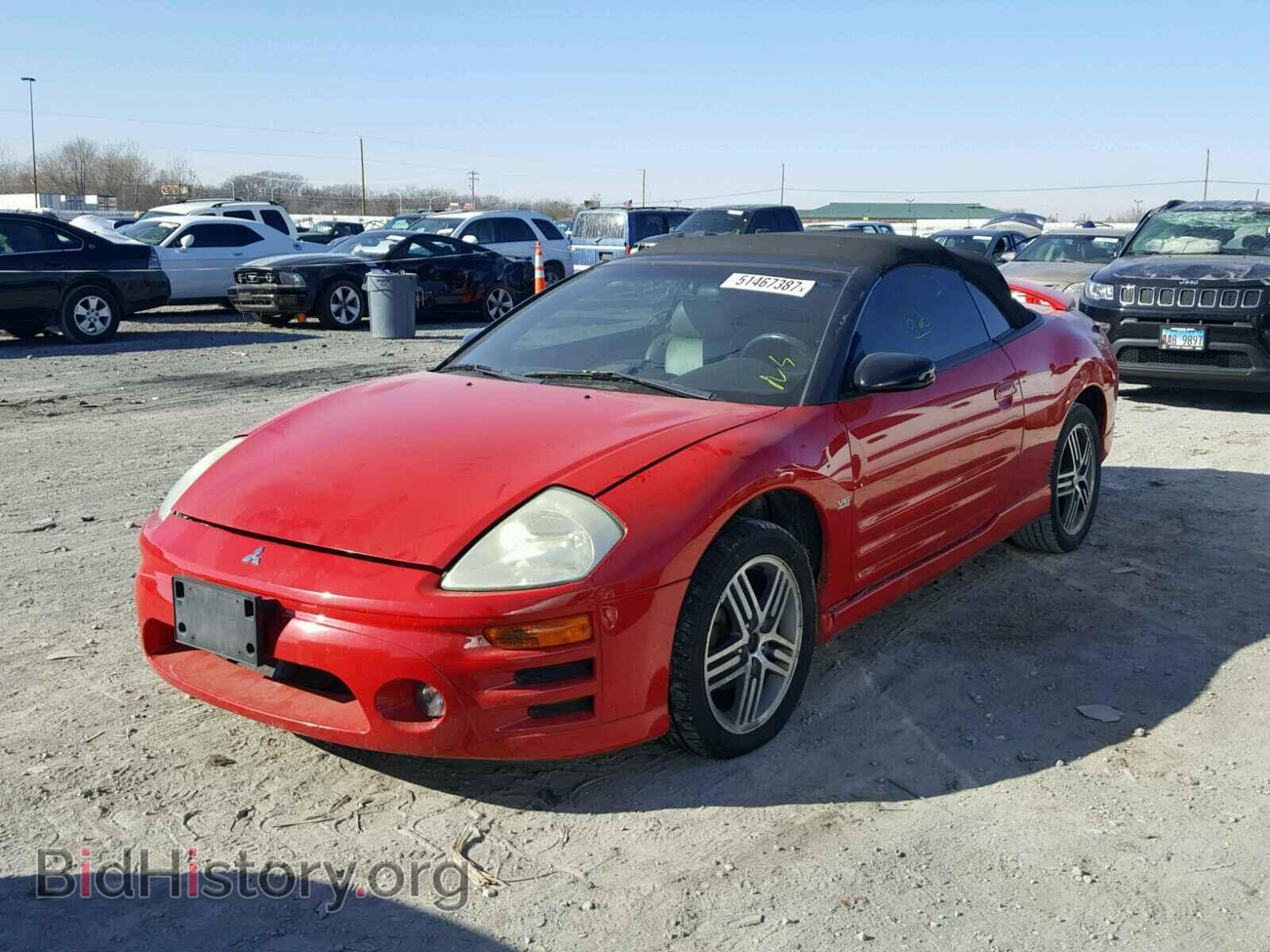 2003 MITSUBISHI ECLIPSE - VIN: 4A3AE75H13E209538 - Фото 2