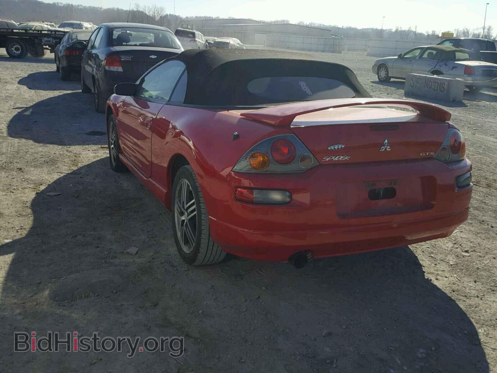 2003 MITSUBISHI ECLIPSE - VIN: 4A3AE75H13E209538 - Фото 3