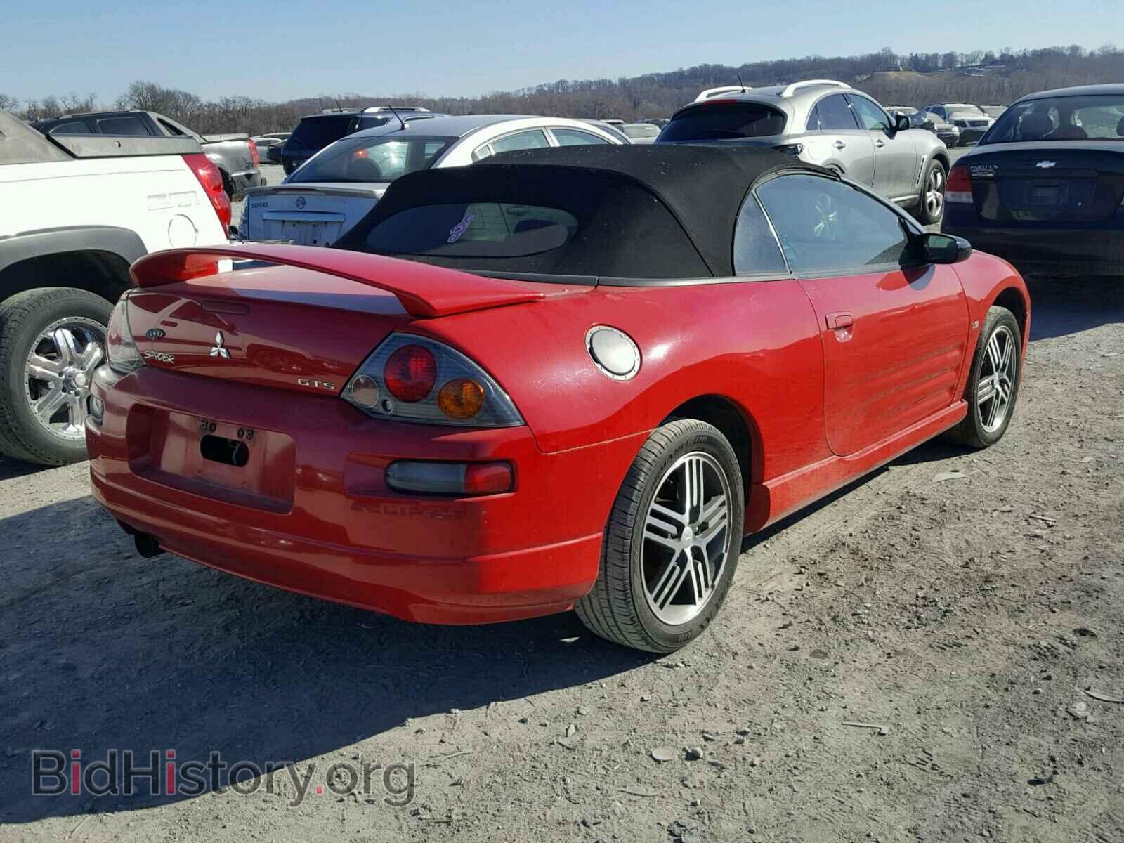2003 MITSUBISHI ECLIPSE - VIN: 4A3AE75H13E209538 - Фото 4