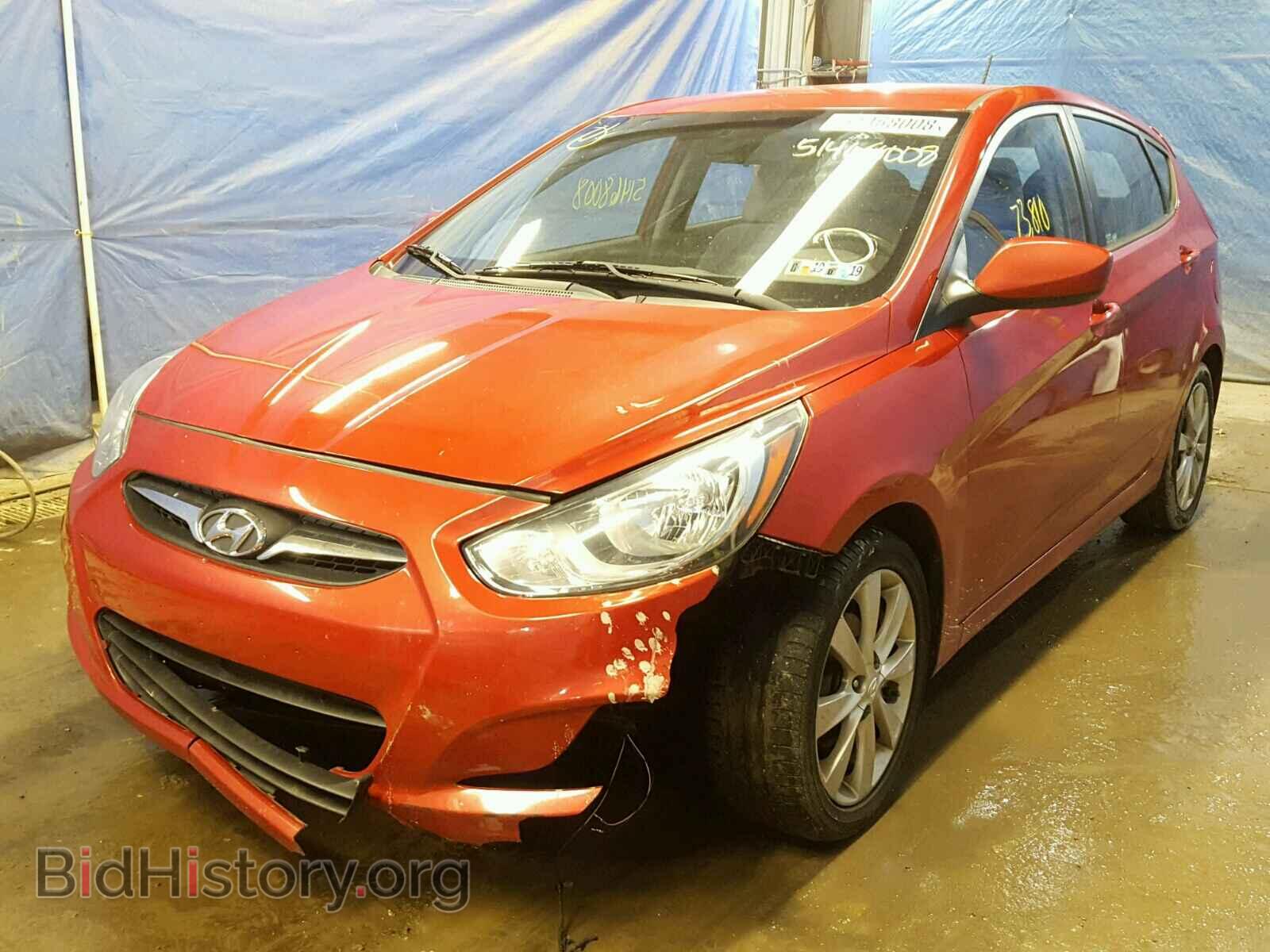 2012 HYUNDAI ACCENT - VIN: KMHCU5AE5CU018351 - Фото 2