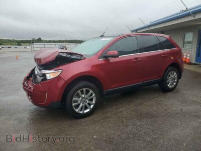 2013 Ford EDGE Limited, красный — VIN 2FMDK3KC7DBA35235, Copart