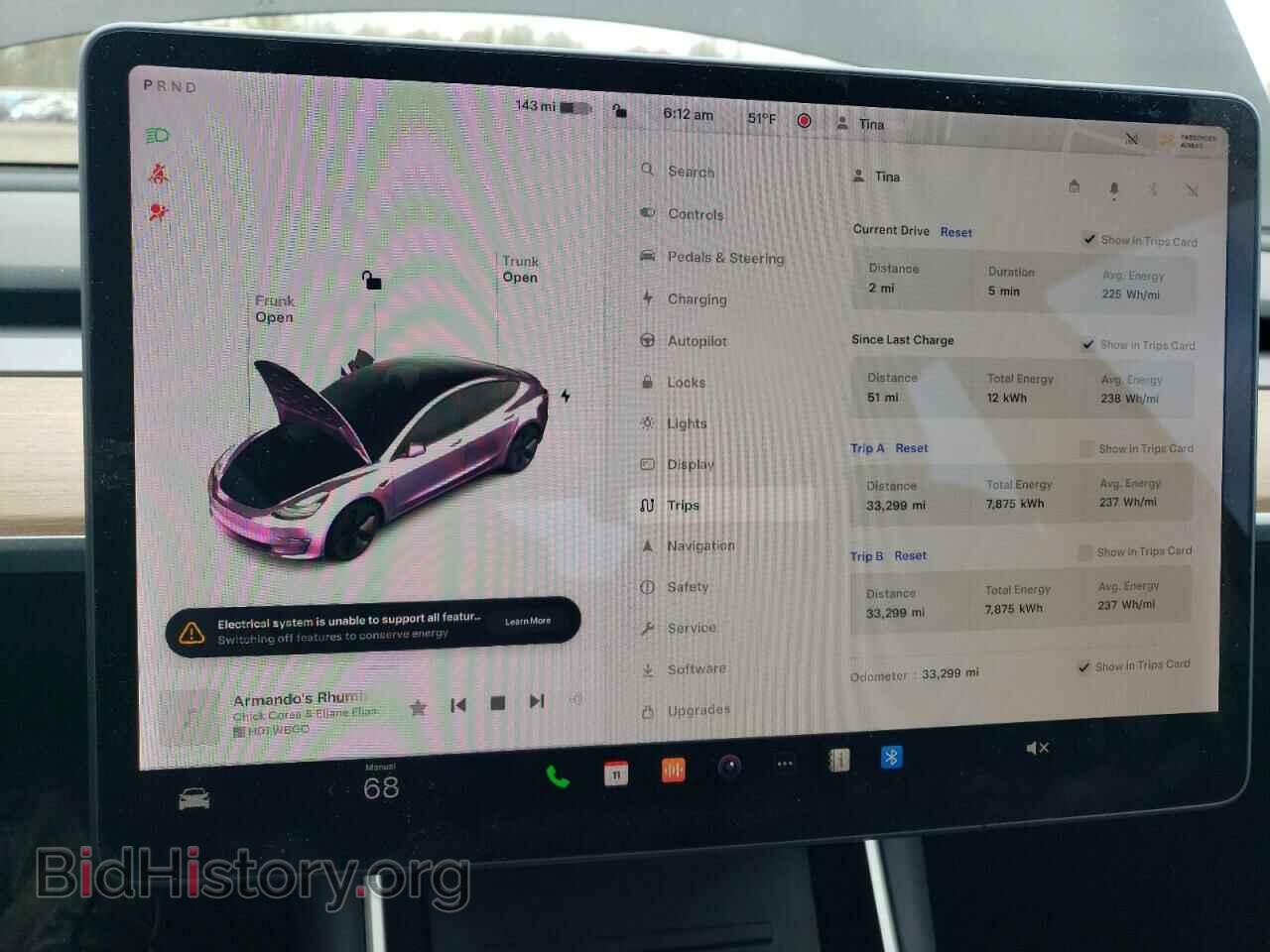 2019 TESLA MODEL 3 - VIN: 5YJ3E1EA1KF313410 - Фото 9