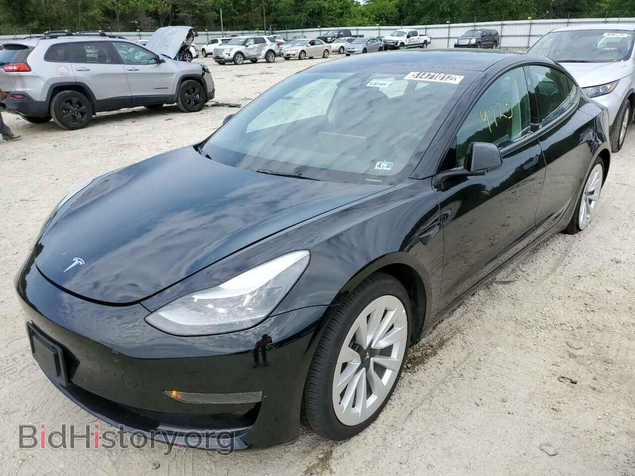 2022 TESLA MODEL 3 - VIN: 5YJ3E1EA4NF190738 - Фото 2