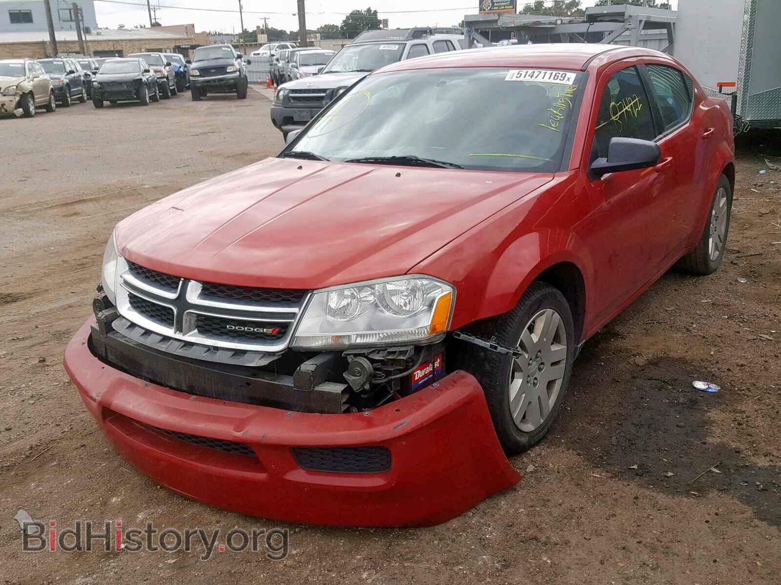2014 DODGE AVENGER - VIN: 1C3CDZAB5EN148021 - Фото 2