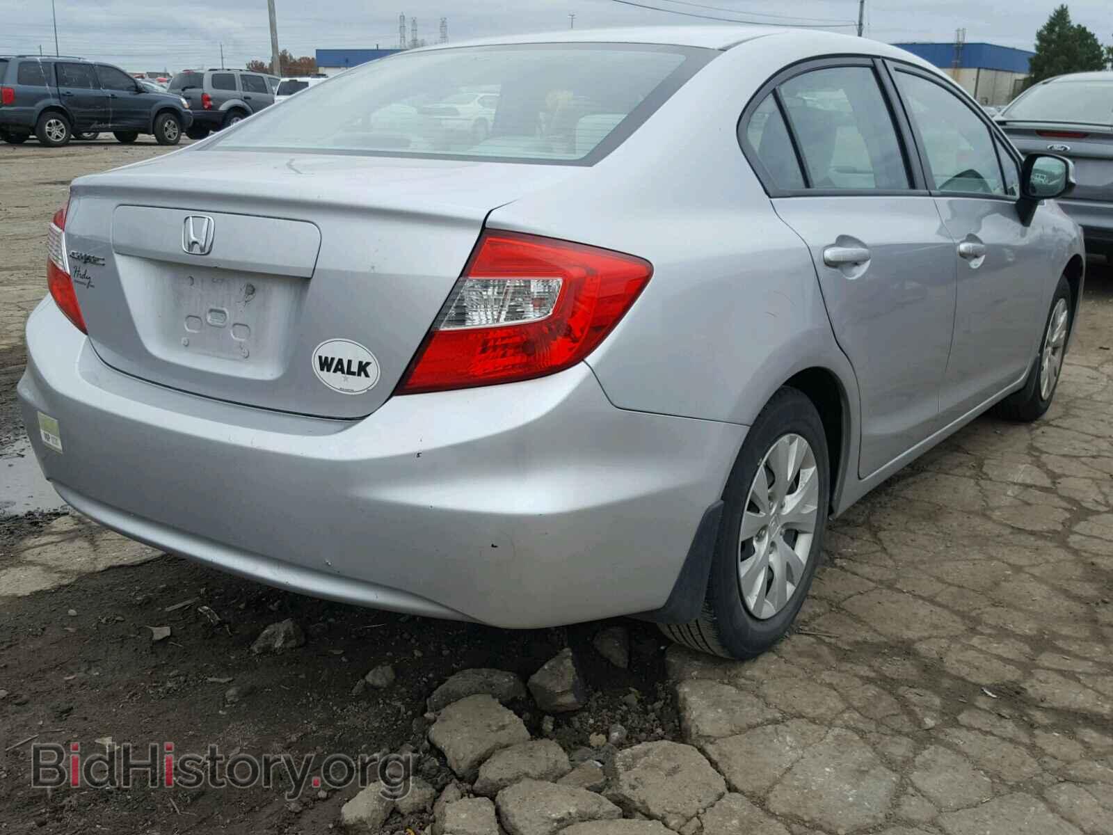 2012 HONDA CIVIC LX - VIN: 19XFB2F54CE066145 - Фото 4