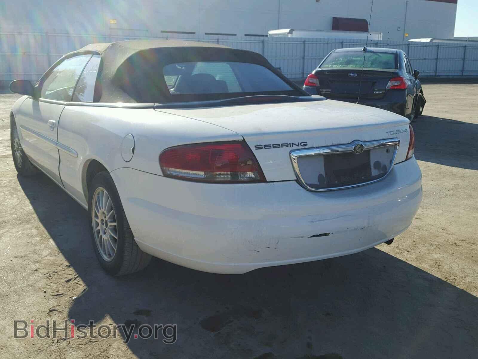 2006 CHRYSLER SEBRING - VIN: 1C3EL55R56N258886 - Фото 3