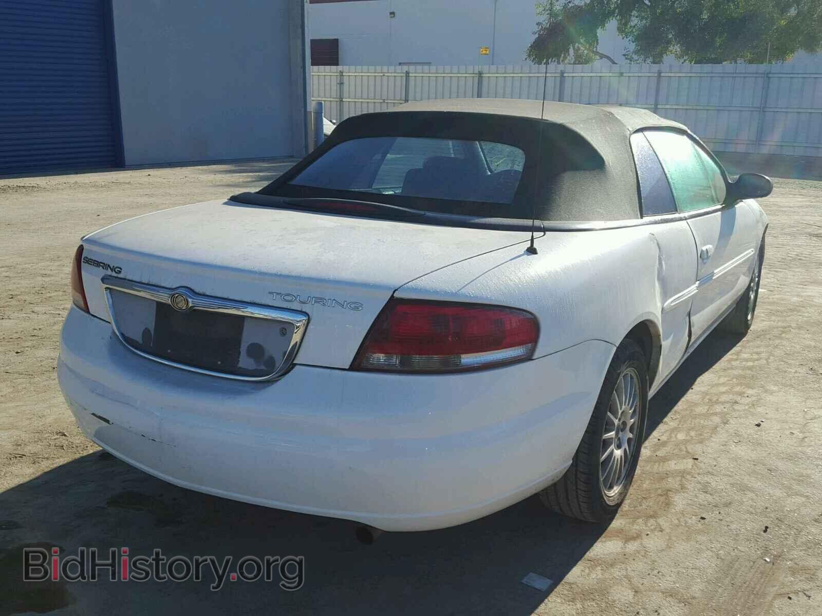 2006 CHRYSLER SEBRING - VIN: 1C3EL55R56N258886 - Фото 4