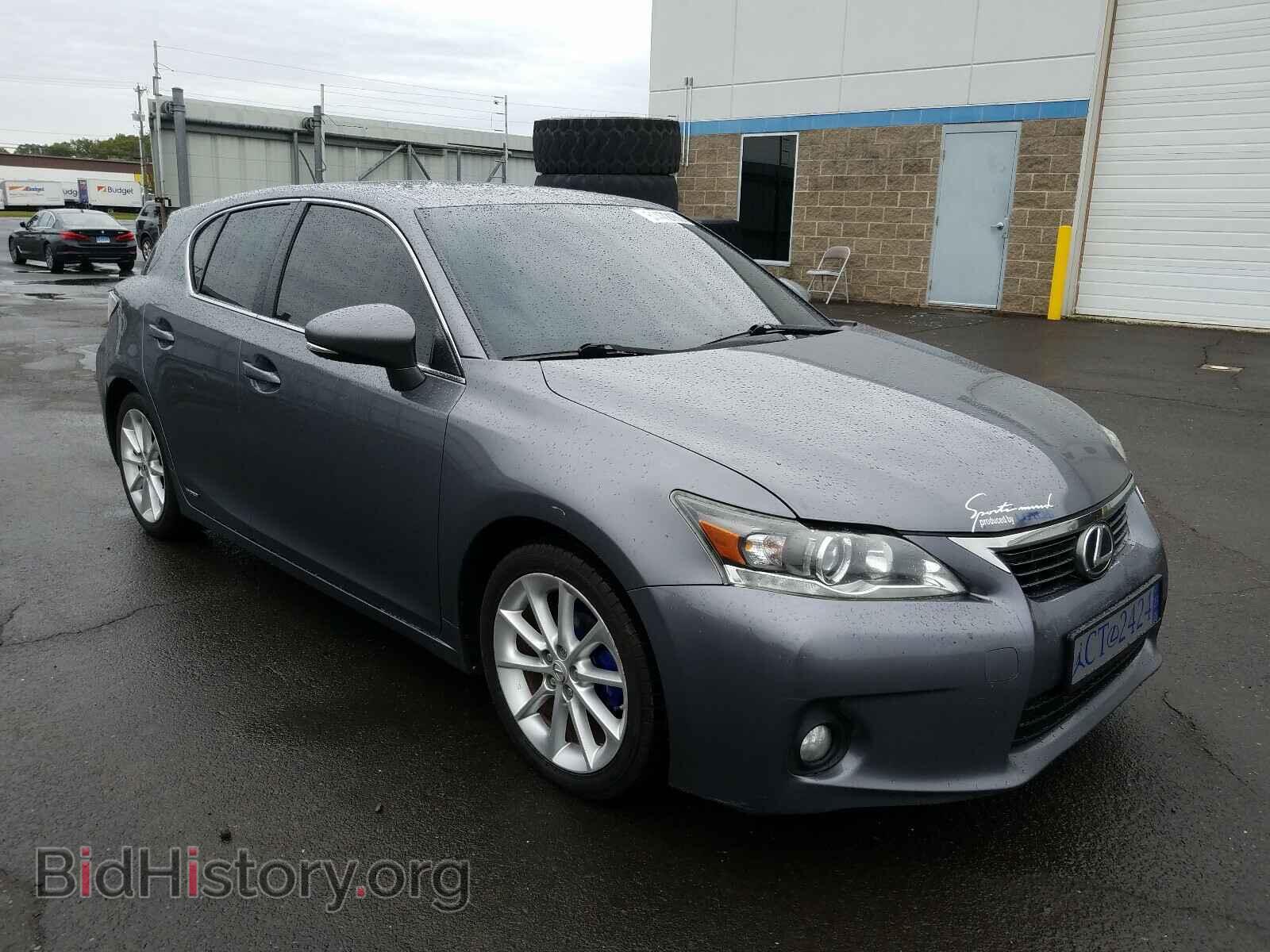 Photo JTHKD5BH0C2062177 - LEXUS CT 200 2012