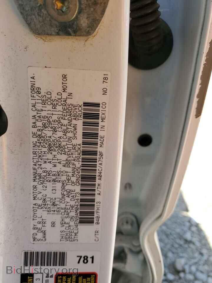2010 TOYOTA TACOMA - VIN: 3TMLU4EN9AM043473 - Фото 12