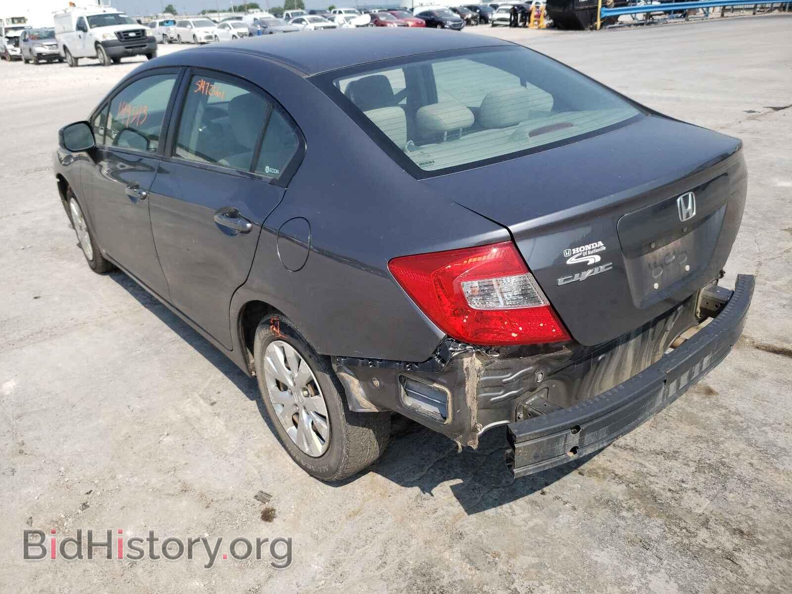2012 HONDA CIVIC - VIN: 2HGFB2F55CH330849 - Фото 3