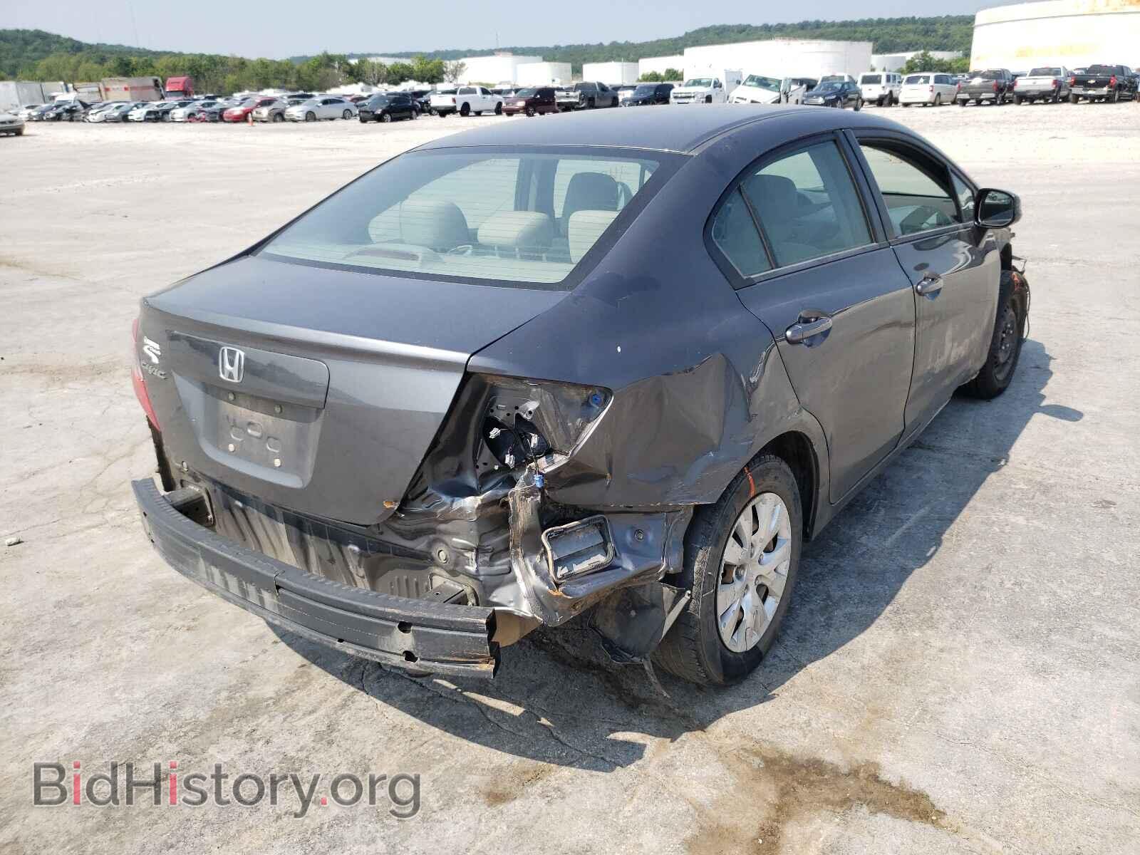 2012 HONDA CIVIC - VIN: 2HGFB2F55CH330849 - Фото 4