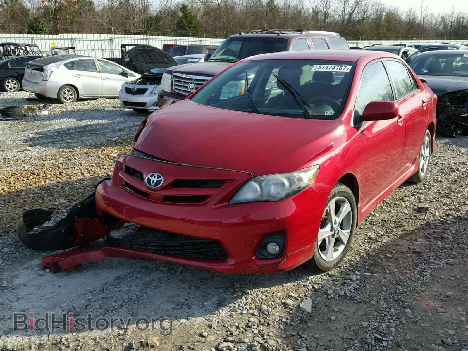 2011 TOYOTA COROLLA BA - VIN: 2T1BU4EE4BC596912 - Фото 2