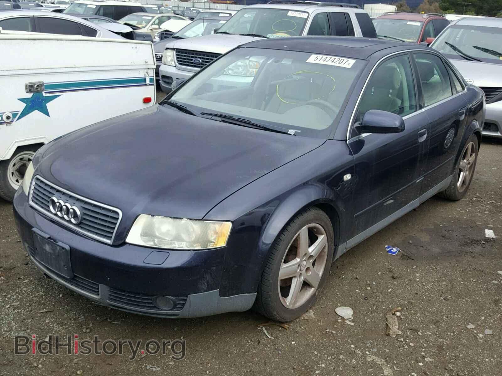 2002 AUDI A4 - VIN: WAUJT68E52A309083 - Фото 2