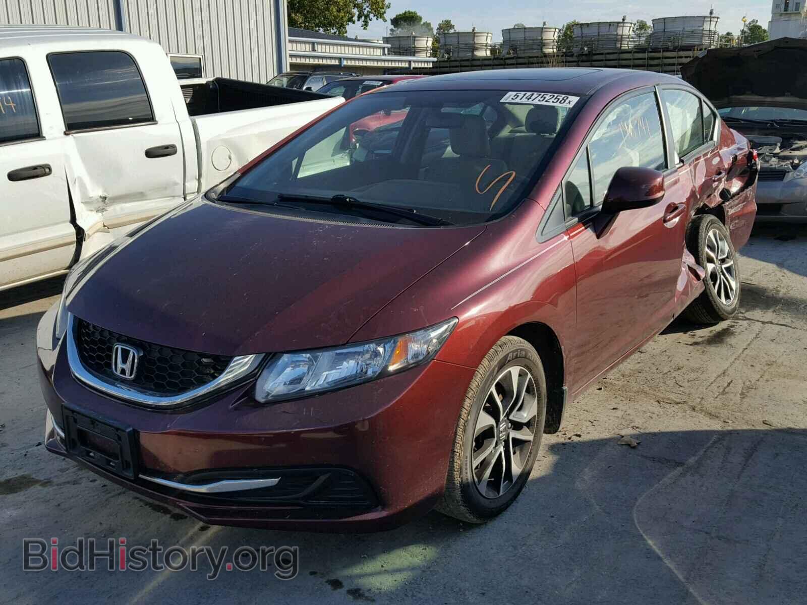 2013 HONDA CIVIC - VIN: 2HGFB2F88DH500455 - Фото 2