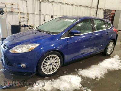 2012 Ford FOCUS SEL, blue — VIN 1FAHP3M23CL257562, Copart