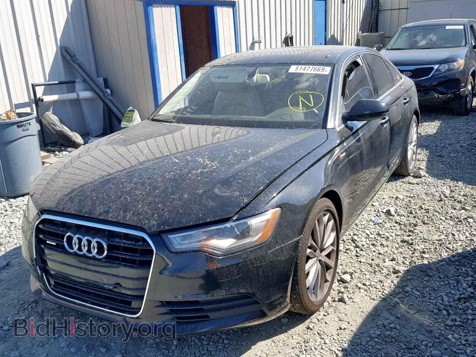 2013 AUDI A6 - VIN: WAUGGAFC4DN083200 - Фото 2