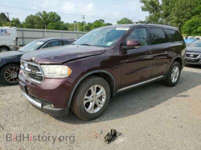 2012 Dodge DURANGO Crew, бордовый — VIN 1C4RDJDG8CC153091, Copart