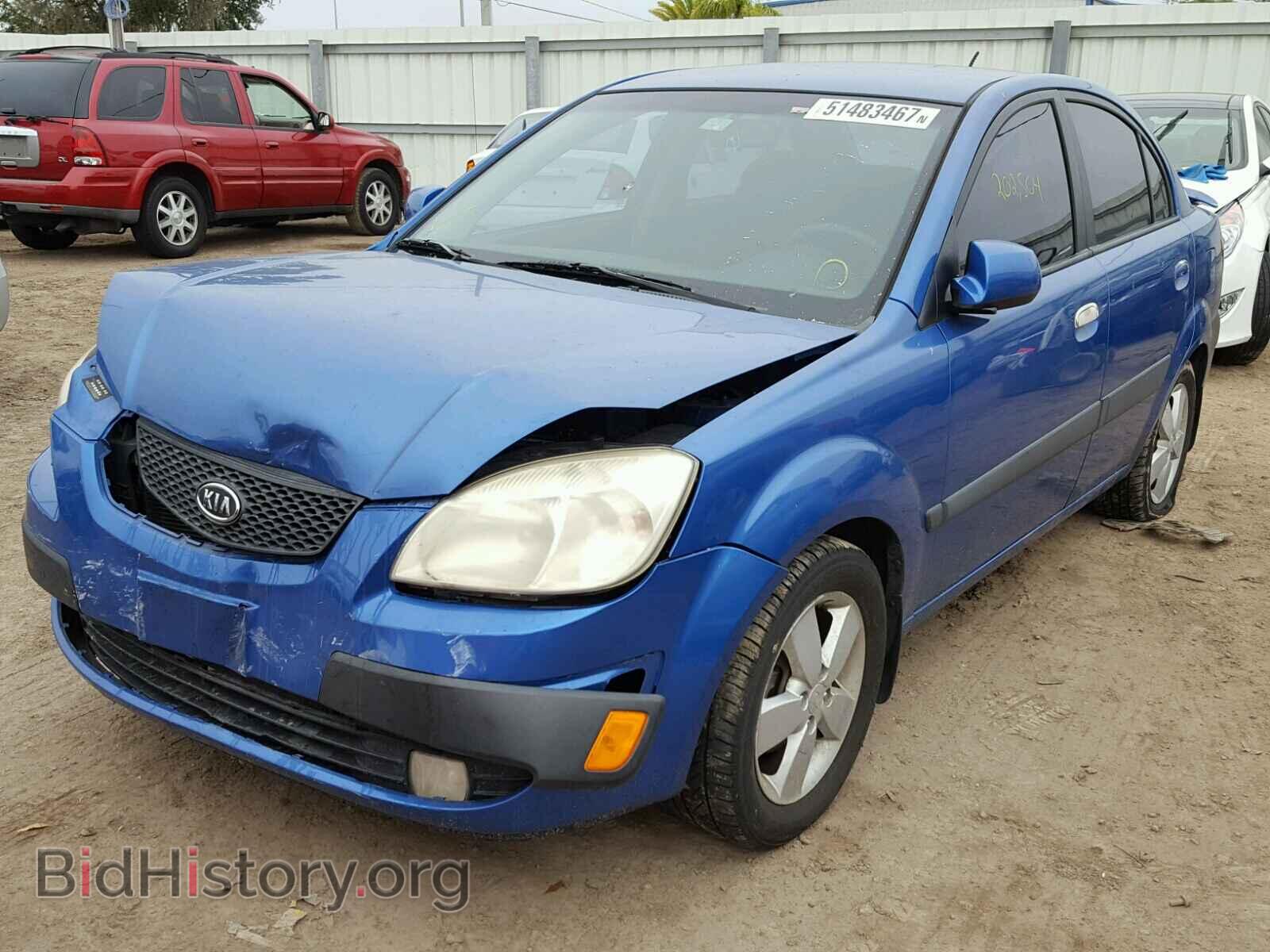 2008 KIA RIO BASE - VIN: KNADE123886297542 - Фото 2