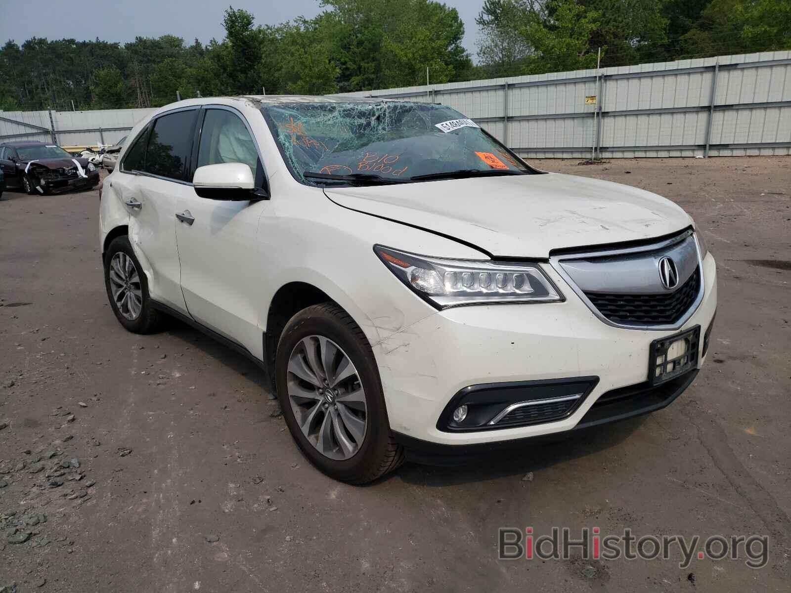 Фотография 5FRYD4H4XEB025050 - ACURA MDX 2014