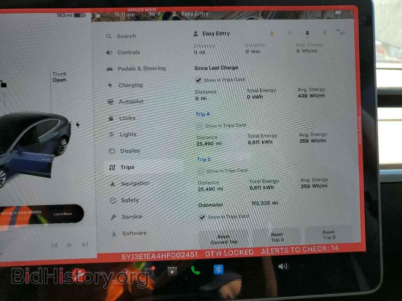 2017 TESLA MODEL 3 - VIN: 5YJ3E1EA4HF002451 - Photo 9