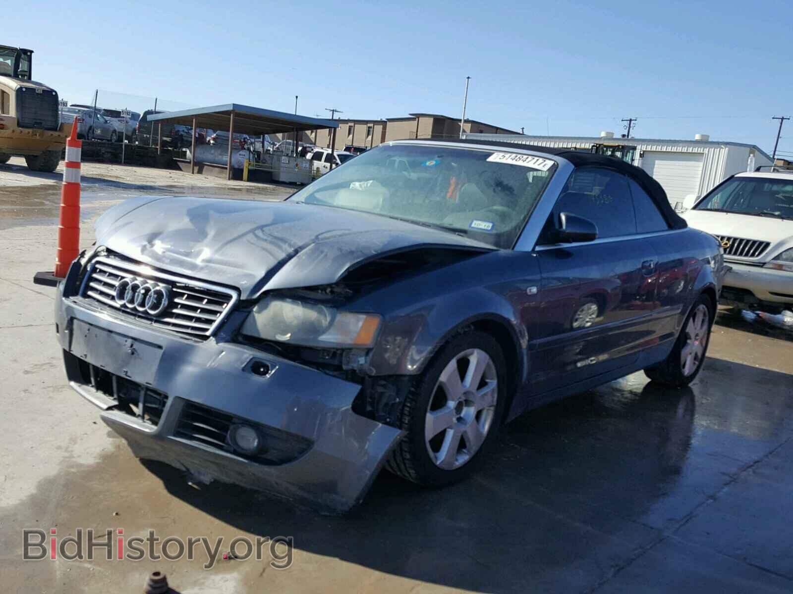 2006 AUDI A4 - VIN: WAUAC48H96K009657 - Фото 2