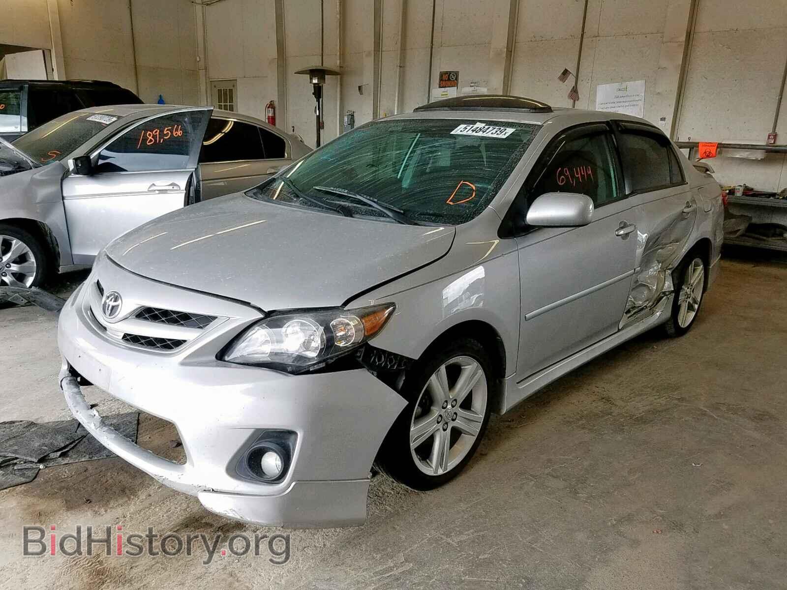 2013 TOYOTA COROLLA BA - VIN: 2T1BU4EEXDC114446 - Фото 2