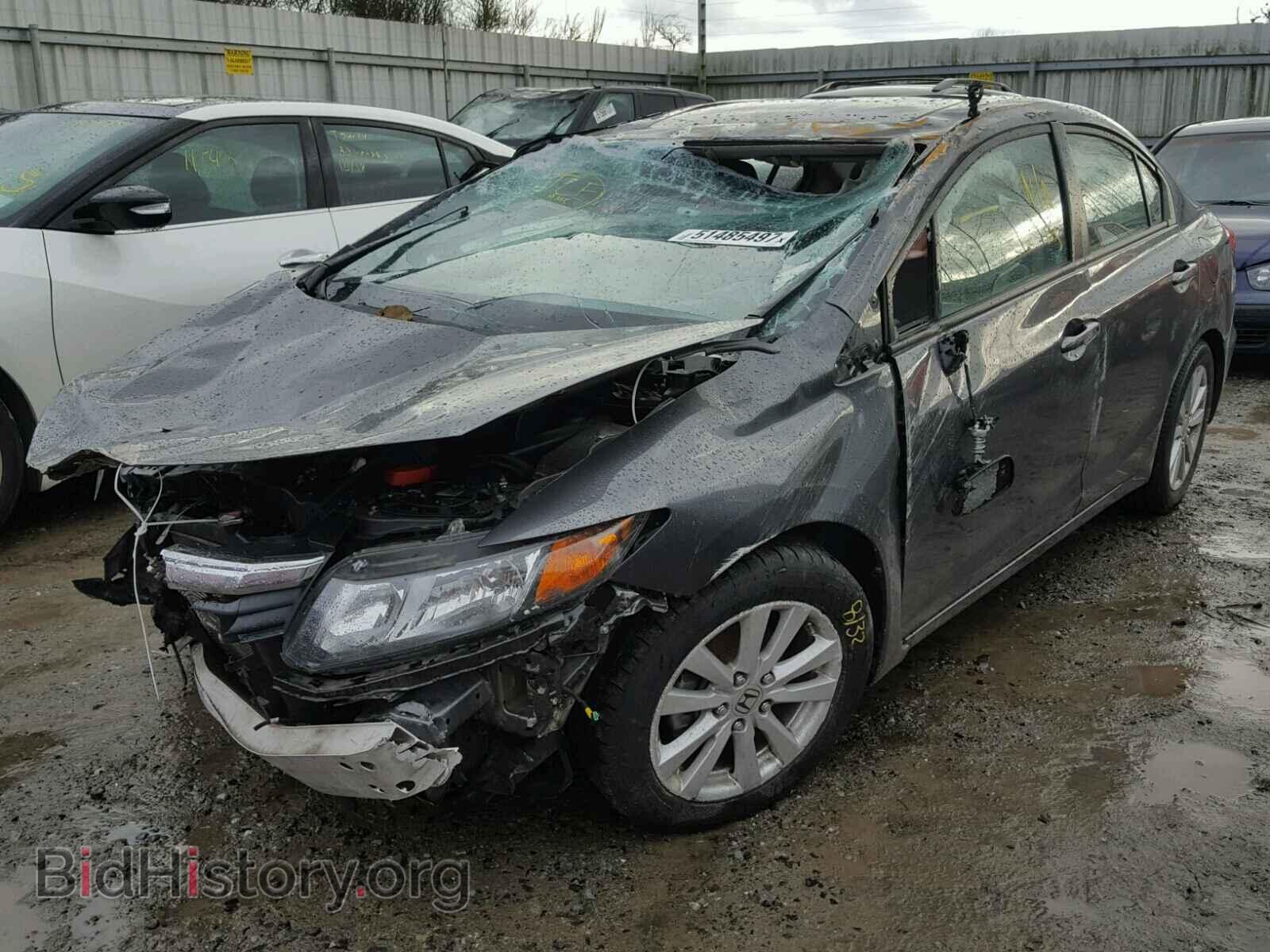 2012 HONDA CIVIC - VIN: 2HGFB2F84CH599967 - Фото 2
