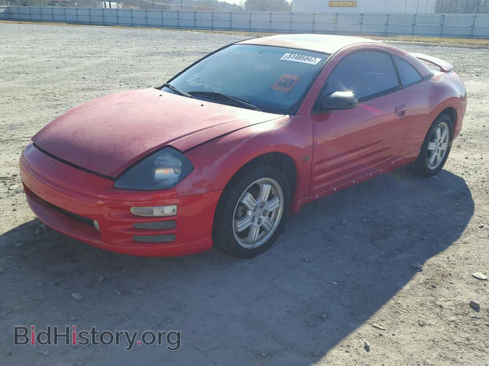2000 MITSUBISHI ECLIPSE - VIN: 4A3AC54L2YE056319 - Фото 2
