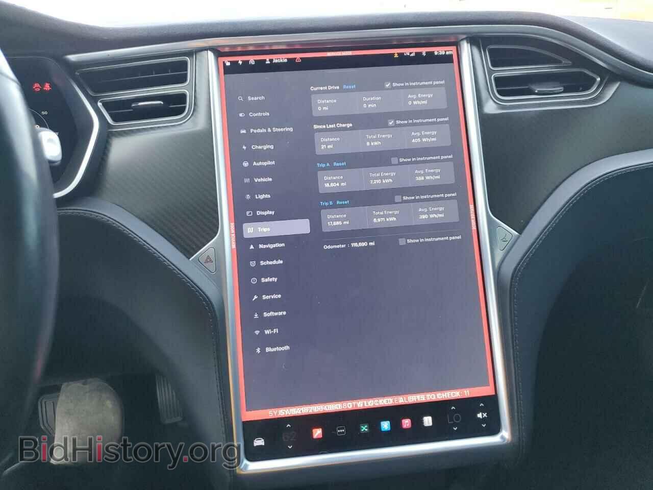 2015 TESLA MODEL S - VIN: 5YJSA1S29FF084680 - Photo 9