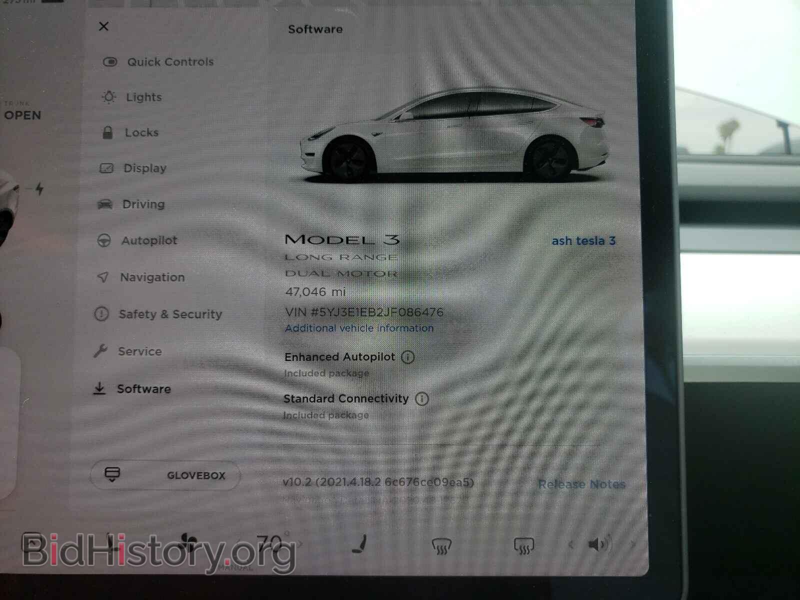 2018 TESLA MODEL 3 - VIN: 5YJ3E1EB2JF086476 - Фото 8