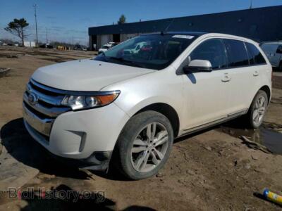 2013 Ford EDGE SEL, white — VIN 2FMDK3JC6DBB90053, Copart