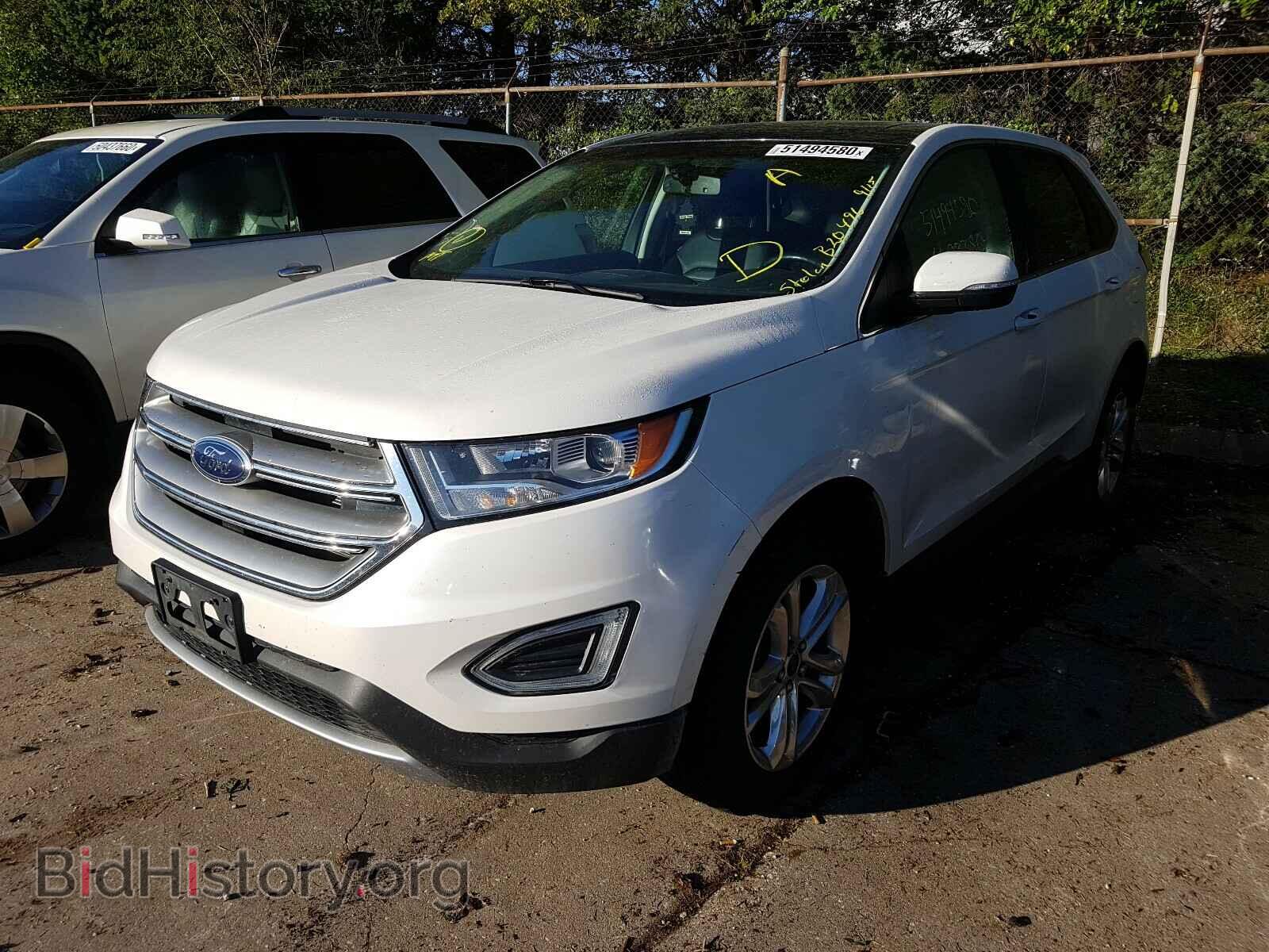 2015 FORD EDGE - VIN: 2FMTK4J89FBB20496 - Фото 2