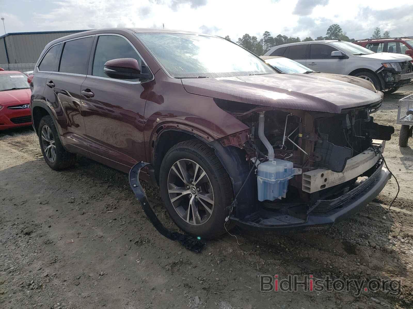 Фотография 5TDZARFH1HS025293 - TOYOTA HIGHLANDER 2017