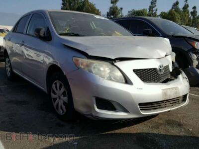 2010 Toyota COROLLA BA, серебристый — VIN 2T1BU4EE1AC367330, Copart