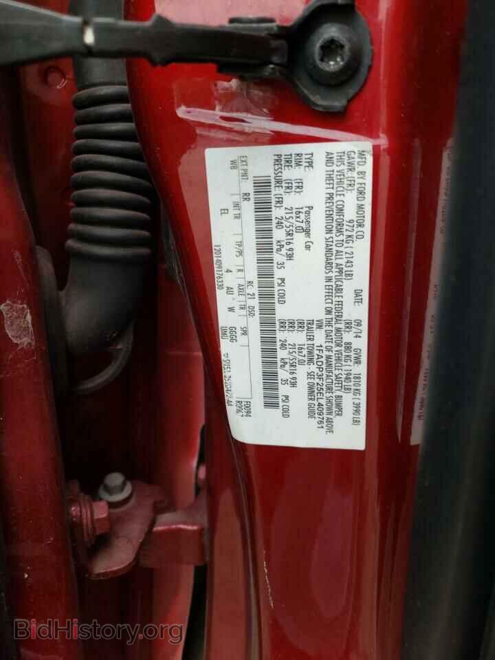 2014 FORD FOCUS - VIN: 1FADP3F25EL409761 - Photo 10