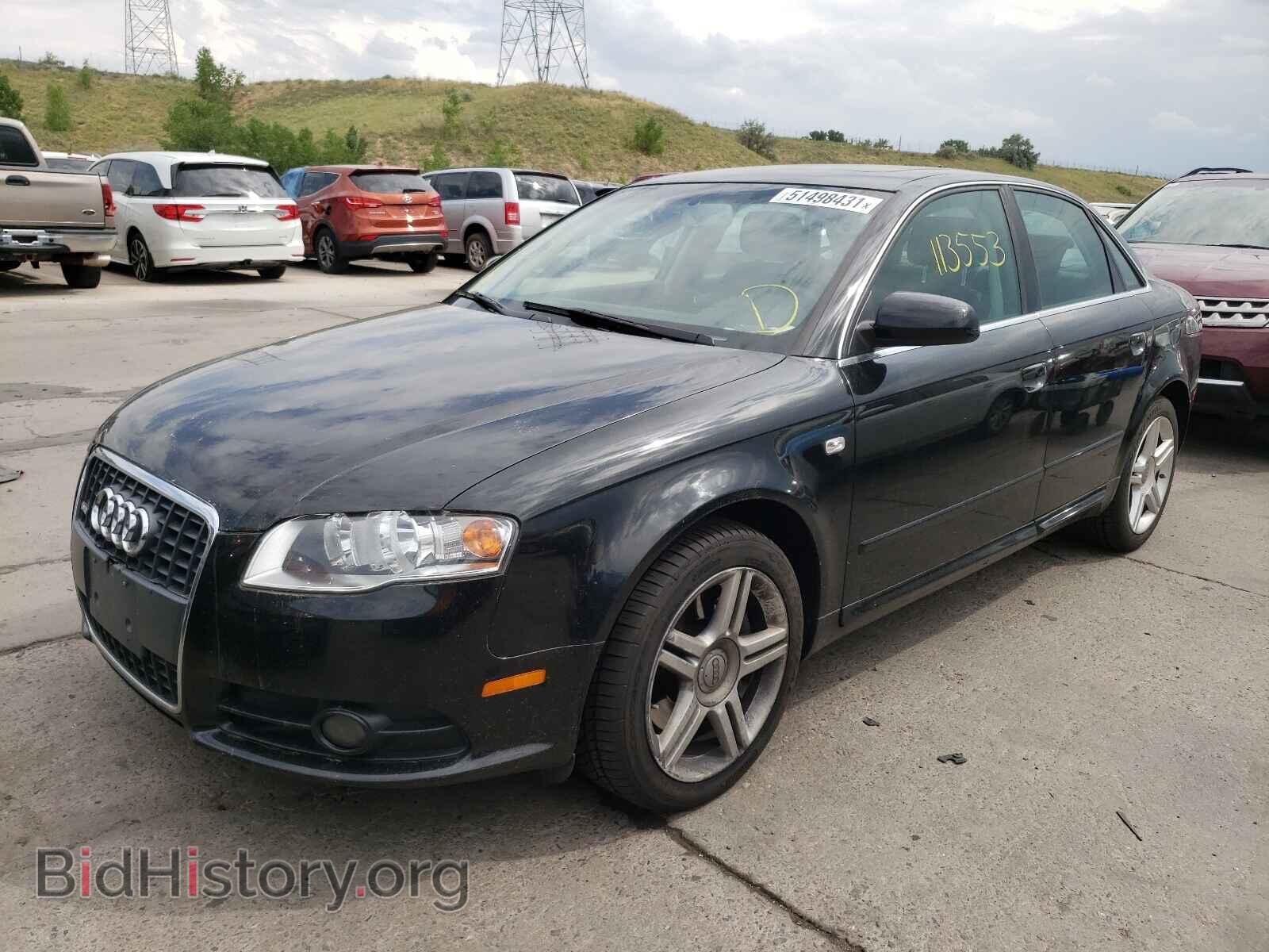 2008 AUDI A4 - VIN: WAUDF78E68A067438 - Фото 2