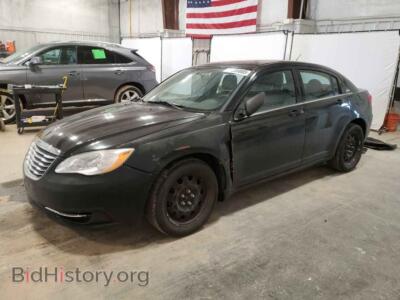 2013 Chrysler 200 LX, черный — VIN 1C3CCBAB0DN691317, Copart