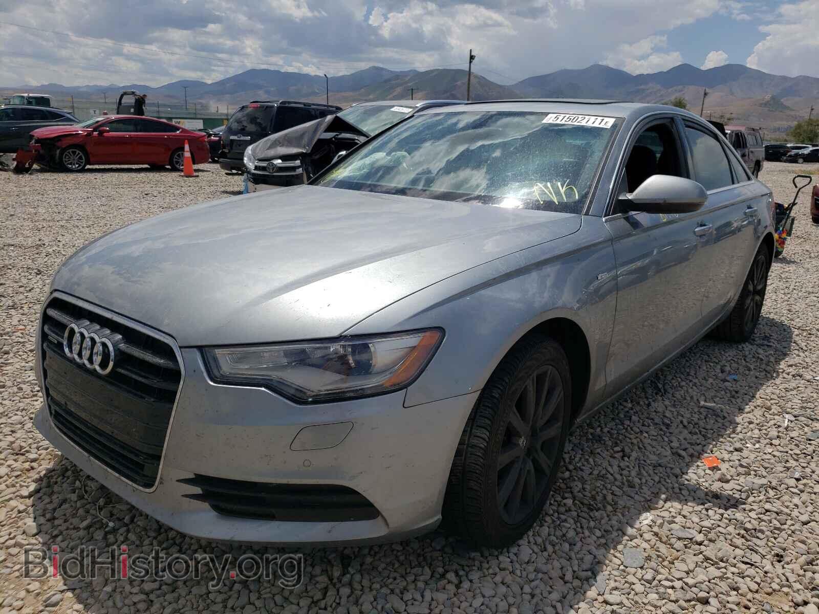 2013 AUDI A6 - VIN: WAUGFAFC2DN111739 - Фото 2