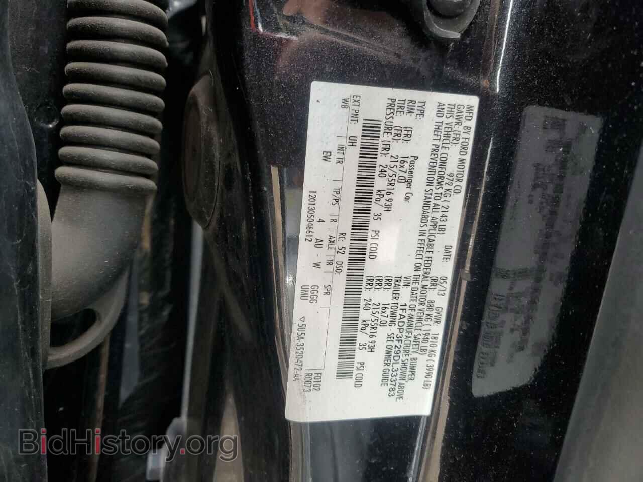 2013 FORD FOCUS - VIN: 1FADP3F29DL333783 - Фото 14