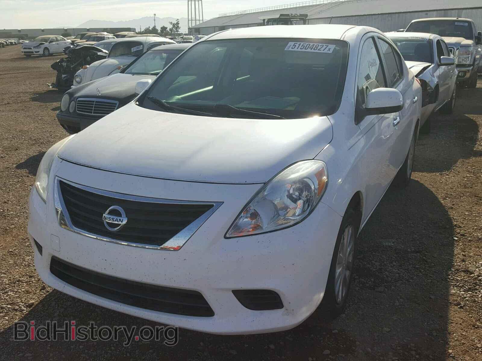 2012 NISSAN VERSA - VIN: 3N1CN7AP6CL904383 - Фото 2