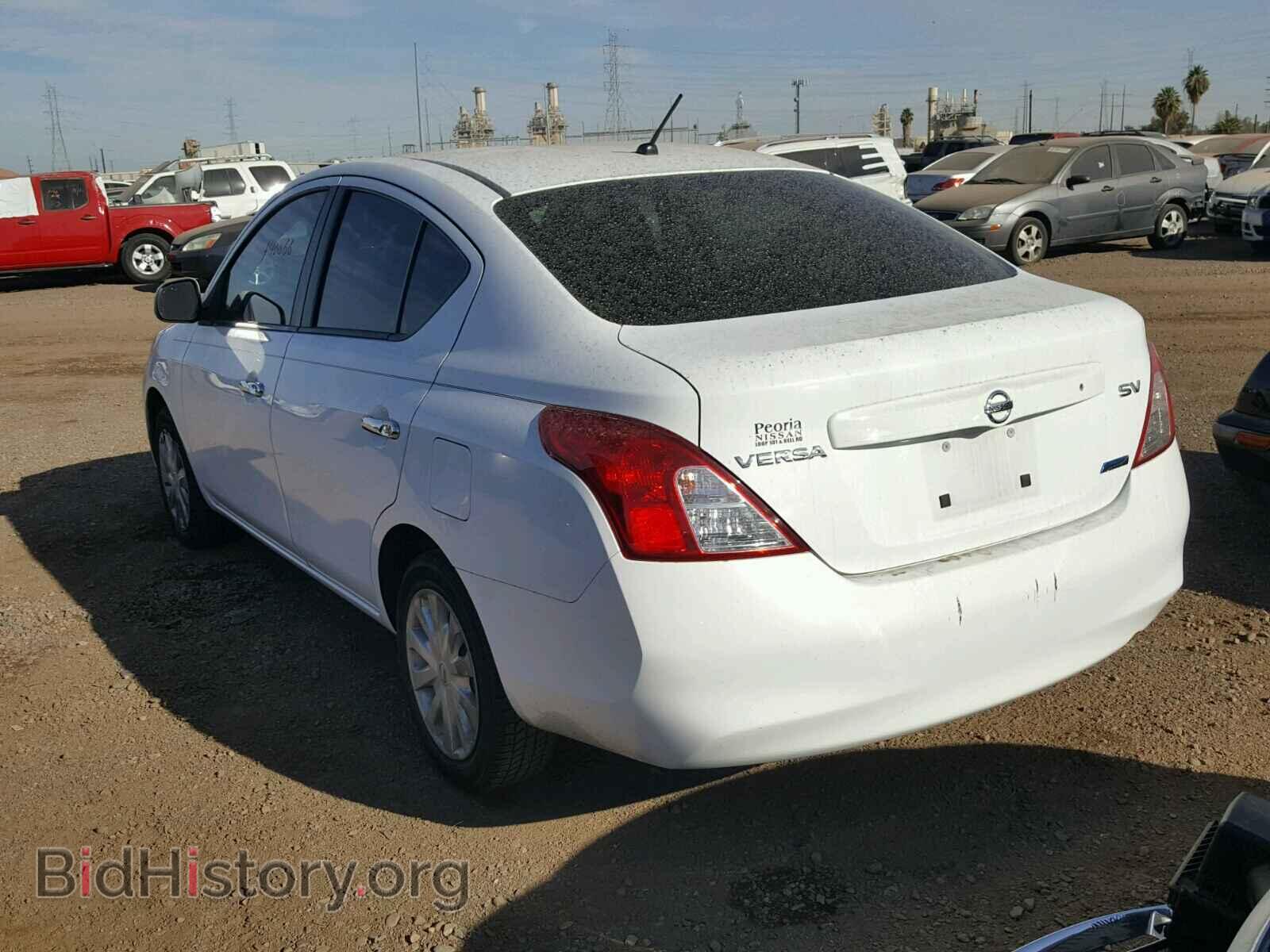 2012 NISSAN VERSA - VIN: 3N1CN7AP6CL904383 - Фото 3
